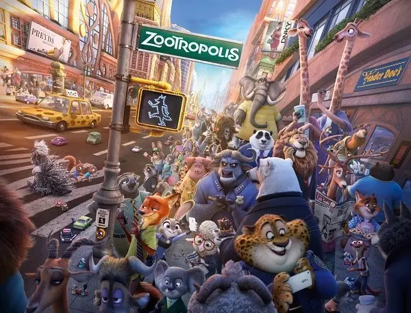 《疯狂动物城》  zootopia